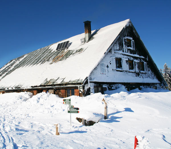 Berghütten Schneeschuhwandern