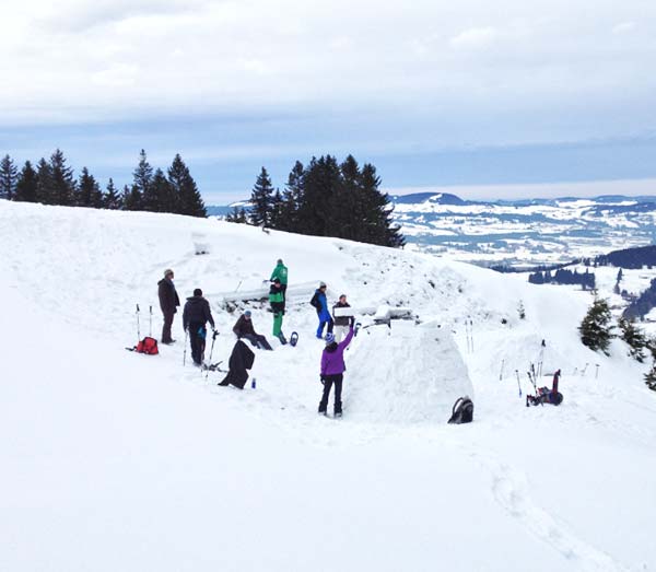 Iglu bauen