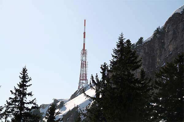 Schöne Schneeschuhwanderung auf den Grünten bei Rettenberg