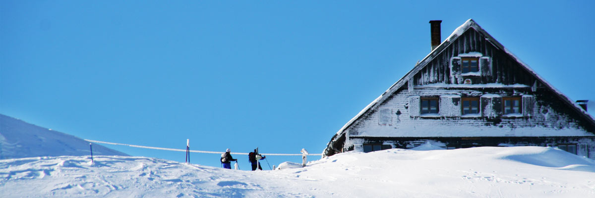 Schneeschuhwandern Allgäu mit Verkauf und Verleih Tubbs Schneeschuhe