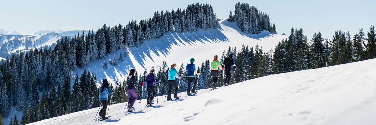 Schneeschuhwandern geführte Tagestouren im Allgäu