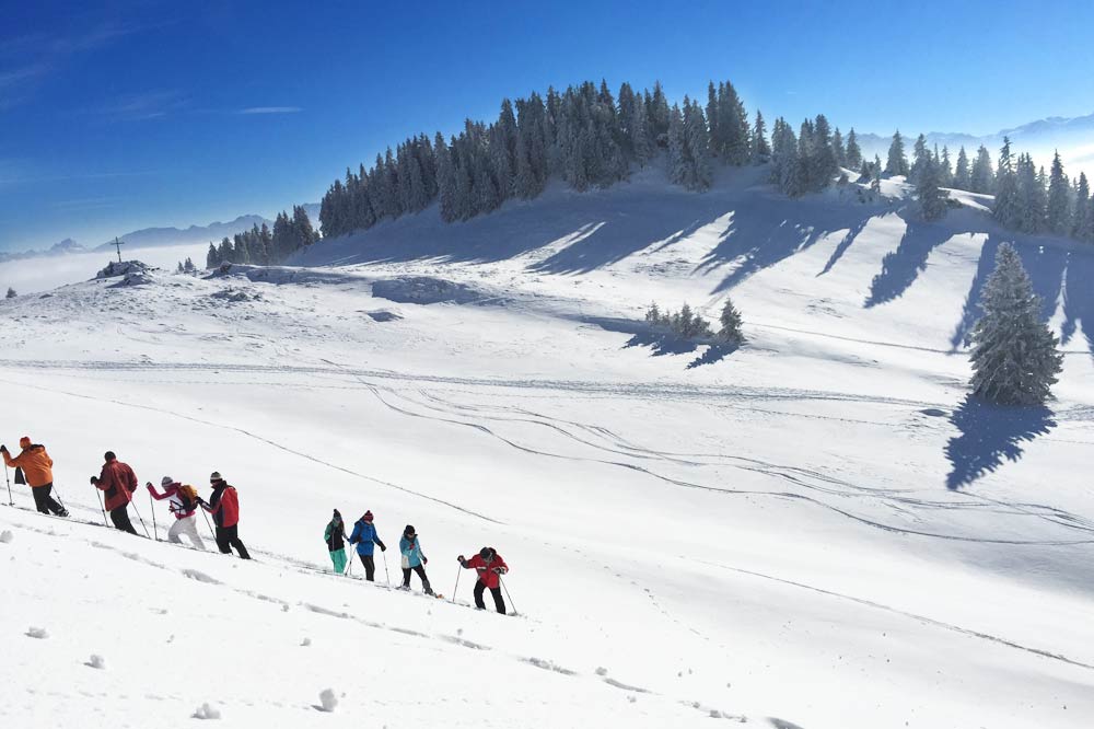 Socoole Huettentour Hat Man Selten Schneeschuhwandern